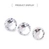 Queenbox 4.0mm 1440PCS Clear Flatback Rhinestones, Glue Fix Crystal Round Diamantes Gems for Craft Clothes DIY Nail Art Shoes view 4