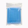 MIPPER 100 pcs Micro Cotton Swabs Disposable Micro Brush Applicator for Eyelash Extension Makeup Clean (dark blue,large) view 1