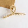 1pc Metal Chain Clamping Shark Hairpin Large Bathing Head Jewelry Female (C) view 2