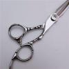 Professional Hair Cutting Shears, 6 Inch Professional Japan 440c Steel Anti-slip Handle Hair Scissors Cutting Barber Haircut Thinning Shears Hairdresser Scissors Set (Size : Set) view 4