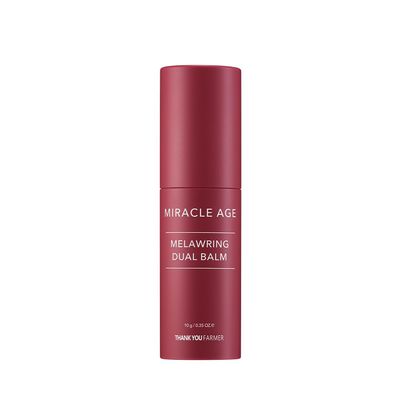 THANKYOU FARMER Miracle Age Melawring Dual Balm, Korean Eye Cream for Face, Fast-absorbing Anti Wrinkle Balm Stick, Crows Feet Eye treatment Product, Fine Lines Lifting, 0.35oz