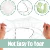 Jecery 200 Pcs Fitted Disposable Face Cradle Covers White Massage Table Headrest Covers for Massage Chairs Neck Pillows Beauty Salon SAP view 3