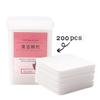 MIPPER 200 pcs Eyelash Extension Glue Nozzle Wipes Eyelash Glue Bottle Mouth Nail Polish Cleaning Cotton Pads with Box view 2