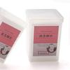 MIPPER 200 pcs Eyelash Extension Glue Nozzle Wipes Eyelash Glue Bottle Mouth Nail Polish Cleaning Cotton Pads with Box view 3