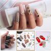1440pcs SS20 Mine Gold Nail Rhinestones Flatback Bulk Metallic Golden Nail Charms K9 Glass Round Gems Beads Stones Diamonds Glitter Gluefix for Nail Art Jewels Crafts Eye Face Makeup Clothes Shoes DIY view 2