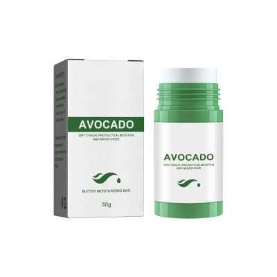 ANGUOEY Crack Proof Avocado Lotion Stick,Foot Repair Cream,for Fast Relief for Rough Dry Cracked Feet Calloused Skin,Heel Balm Stick,Moisturizes Skin Healing Ointment30g