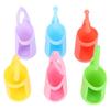 Artibetter Silicone Bottle Caps Essential Oil Rollers 6pcs 15ml Silicone Roller Bottle Holder Sleeve Essential Oil Bottle Case Travel Cover Essential Oil Holder Accessories Travel Bottle Set Tote Box view 1