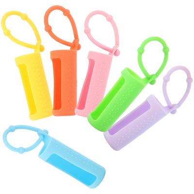 ARTIBETTER 6Pcs Silicone Essential Oil Bottle Protective Covers for 10Ml Roller Bottles Travel Case Holder Accessories