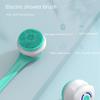 Xmipbs Electric Body Brush Set with 5 Removable Silicone Soft Brush Heads, Long Handle, 3-Speed, Deep Clean, Waterproof, USB Charging view 3