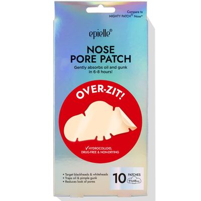 Epielle Over-Zit Nose Patches | Ultimate Hydrocolloid Solution for Clear Skin | 10 Acne Pimple and Blemish Patches for Nose