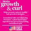 Difeel Growth and Curl Biotin Shampoo 12 oz. - Curly Hair Shampoo for Hair Growth, Natural Curl Shampoo view 3