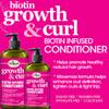 Difeel Growth and Curl Biotin Conditioner 33.8 oz. - Hair Condtioner for Curly Hair, Conditioner Curly Hair view 2