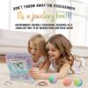 Bath Bombs for Girls with Jewelry Inside Plus Jewelry Box for Kids-Family Pack view 4