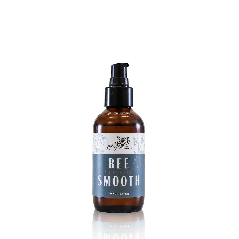 Honeycomb's BeeSmooth Oil- Pre/Post Wax Oil, Removes Wax Residue After Hair Removal, Essential Pre/Post-Treatment for Effective Waxing, 4 oz, BeeSmooth (4 oz)