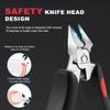 Toe Nail Clipper for Ingrown or Thick Toenails,Toenails Trimmer and Professional Toenail Nipper for Seniors with Stainless Steel Surper Sharp Blades (Soft Handle Nail Clippers for Thick Nails) view 3
