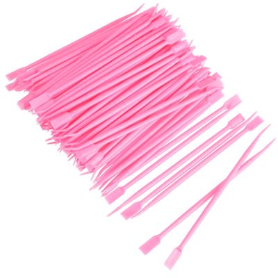 FRCOLOR 100pcs Needle Kit Eyelash Brush False for Lifter Stick Extension Makeup Tools Pink Separator Supplies Lift Use Lifting Eyelashes Perming Applicator Lash Curler Kit, Lashes