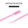 FRCOLOR 100pcs Needle Kit Eyelash Brush False for Lifter Stick Extension Makeup Tools Pink Separator Supplies Lift Use Lifting Eyelashes Perming Applicator Lash Curler Kit, Lashes view 2