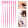 FRCOLOR 100pcs Needle Kit Eyelash Brush False for Lifter Stick Extension Makeup Tools Pink Separator Supplies Lift Use Lifting Eyelashes Perming Applicator Lash Curler Kit, Lashes view 3
