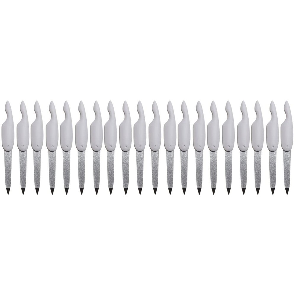 Beaupretty 20pcs Nail Smoother Buffer Block Double Sided Nail Buffer File Folding Portable File for for Manicure