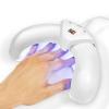 Hohotti LAMP White 8.5x4.5x2.0in Minimalist LED Nail Curing Lamp with 3 Timers, Portable Matte ABS Home Salon UV Gel Polish Dryer view 1