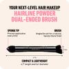 BOLDIFY Dual-Ended Hairline Powder Brush - Precision Makeup Brush Set with Sponge Tip for Seamless Blending - Ideal as a Concealer Brush, Hair Contour Brush, and Root Touch Up view 3