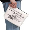 G2TUP Book Inspired Gift Murderous Little Creature Makeup Bag Reader Cosmetic Bag Bookish Gifts view 2