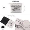 G2TUP Book Inspired Gift Murderous Little Creature Makeup Bag Reader Cosmetic Bag Bookish Gifts view 3