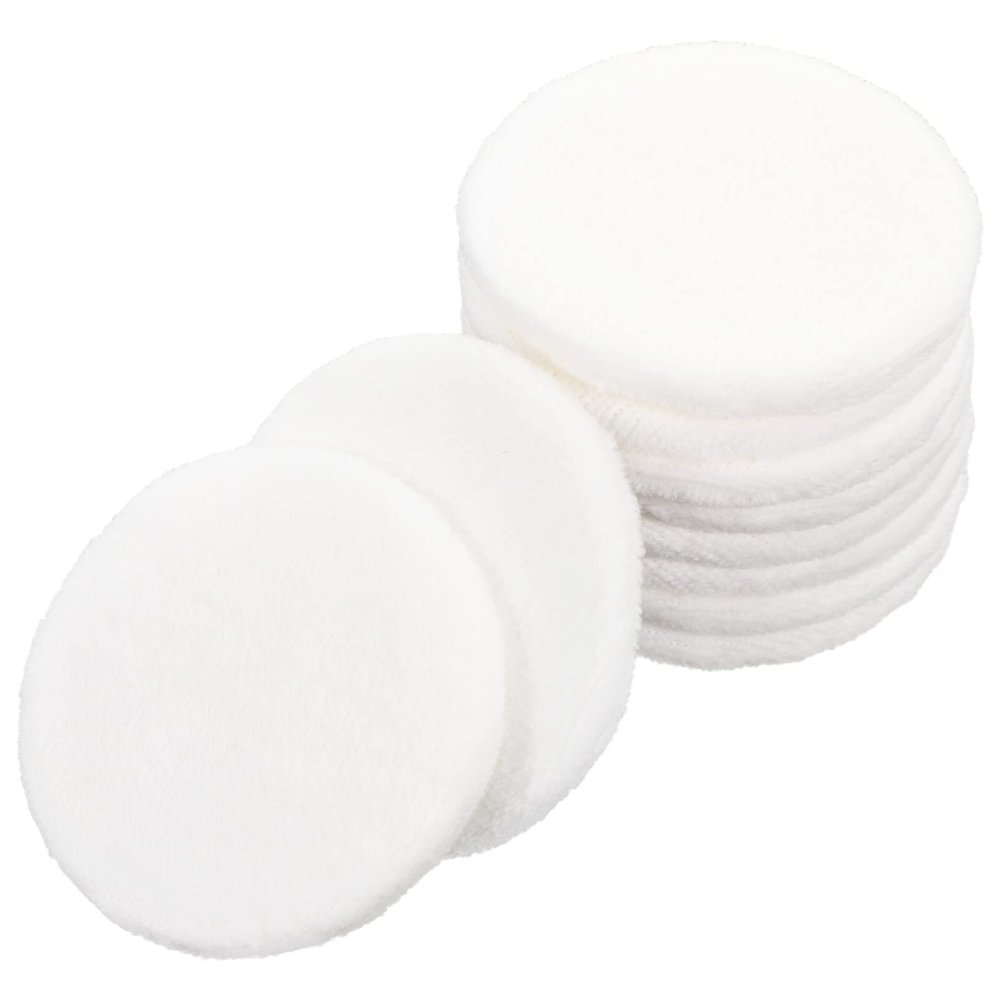 Beavorty 10pcs Cotton Powder Puff for Loose Makeup Soft and Comfortable Cosmetic Tools for Face for Mineral Powders