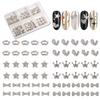 MEILINDS 60PCS Mixed Large 3D Nail Rhinestones Nail Charms, Kiss Lip Crown Nail Design Big Gem Jewel Stone Crystal Diamond Punk Nails Art Decoration for Girl Women DIY Manicure Craft Making view 1