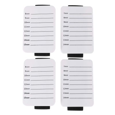 FRCOLOR 12pcs Lash Grafting Pallet with Hand Strap Eyelash Extension Tray for Efficient Application Design for Beginners and Professionals