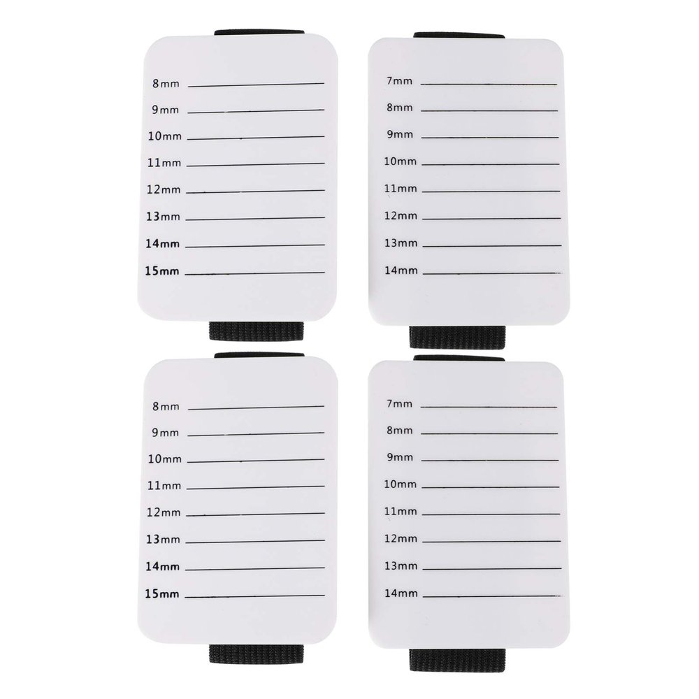 FRCOLOR 12pcs Lash Grafting Pallet with Hand Strap Eyelash Extension Tray for Efficient Application Design for Beginners and Professionals