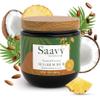 Body Scrub Tropical Coconut Saavy Naturals, Scented Sugar Scrub Exfoliator, Vegan Natural Body Scrub with Vitamin E, Luxe Coconut Scrub Gift Set, 12 Oz 1 Pack - Made in the USA view 1