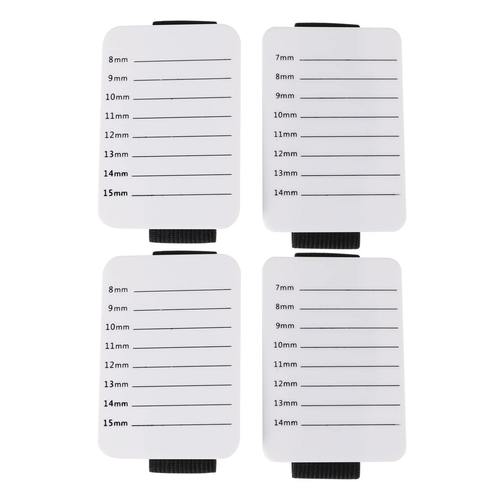 minkissy 8pcs Lightweight Eyelash Extension Pallet Hand Strap Lash Grafting Holder for Salon and Home Use and Efficient Lash Application