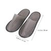 GLEAVI 10pairs Unisex Disposable Hotel Slippers Bulk Breathable Non-woven Spa Footwear Lightweight Travel Slippers - Design for Guests and Home Use view 2