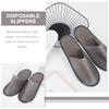 GLEAVI 10pairs Unisex Disposable Hotel Slippers Bulk Breathable Non-woven Spa Footwear Lightweight Travel Slippers - Design for Guests and Home Use view 3