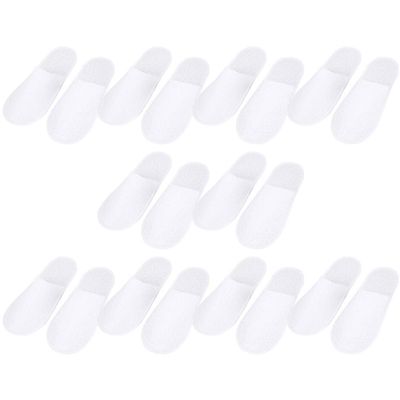 GLEAVI 10pairs Disposable Non- Slippers for Hotel Guests Closed Toe Spa Footwear Comfortable and Breathable Single Use Slippers for Home Beauty Salons and Travel