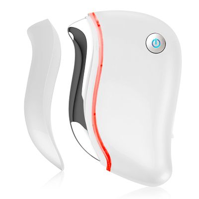 Aikertec Heat Electric Gua Sha Tool, 4-in-1 Multi-Function Face Massager, Facial, Double Chin, Awakening Skin, Deep Treatment