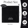 Macarrie 36 Pcs Makeup Washcloths Remover Towels Face Wash Cloths Black Soft Quick Dry Microfiber Make Up Towels for Face Facial Rag for Women Skin Care(Black) view 2