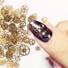 ericotry 2 Boxes Gear Nail Stickers Metal 3D Steam Punk Nail Sequins Decal Clock Watch Wheel Gear Nail Studs DIY Nail Tips Art Decorations Accessories (Mixed Pattern) view 4