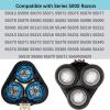 Gleway SH50/52 Replacement Heads Compatible with Philips Series 5000 Electric Shavers, Complete Head Compatible with Norelco Razor Series S5000 All Models Series 5000 S5252 S5270 S5271 More view 2