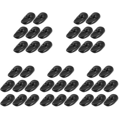 LALAFINA 40pcs Silicone Ear Dye Covers for Hair Coloring Ear Protectors for Salon Use Hair Treatment Earmuffs Convenient and Easy Use Dye Accessories