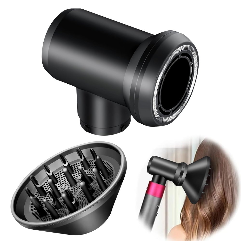 Diffuser & Adaptor Attachment Set for Dyson Airwrap, for Airwrap Styler Into A Hair Dryer Combination