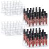 Macarrie 4 Pieces Lipstick Holder Organizer 24 Slot Acrylic Lipstick Makeup Organizer Case Display Stand Storage Box for Lipsticks Lipgloss Brushes Cosmetics view 1