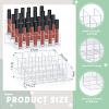 Macarrie 4 Pieces Lipstick Holder Organizer 24 Slot Acrylic Lipstick Makeup Organizer Case Display Stand Storage Box for Lipsticks Lipgloss Brushes Cosmetics view 2