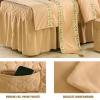 QQXX Beauty Salon Massage Table Sheet Sets, SPA Beauty Bed Cover with Face Breath and Side Pocket,Solid Color Massage Salon Bed Bedspread Massage Table Skirt Bed Cover,J,31x75inch view 4