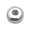MERKUR Shaving Stand Gloss Chrome 4006 | Non-Slip with Straight Cut | Ideal for Wet Shaving | Brass | Made in Germany view 1