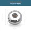 MERKUR Shaving Stand Gloss Chrome 4006 | Non-Slip with Straight Cut | Ideal for Wet Shaving | Brass | Made in Germany view 3