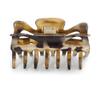 Large Animal Print Shiny Acrylic Hair Claw/Clamp (Gold/Black) - 8.5cm Long view 1