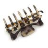 Large Animal Print Shiny Acrylic Hair Claw/Clamp (Gold/Black) - 8.5cm Long view 4