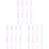 minkissy 24pcs Manicure Nail Scrubbing Brushes Ergonomic Handle for Easy Cleaning Lightweight Fingernail Scrubber for Home and Travel Transparent Colors view 1